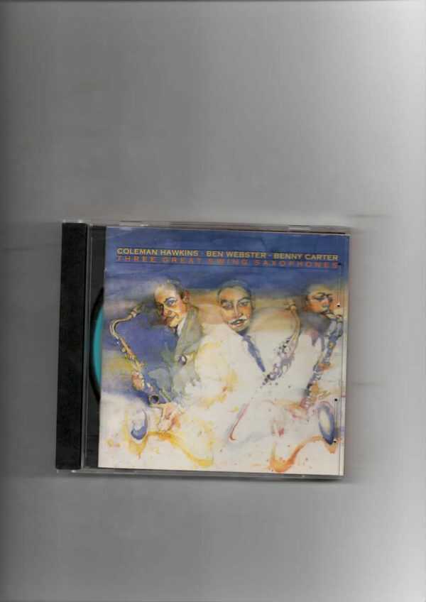 THREE GREAT SWING SAXOPHONES-BRAND NEW CD