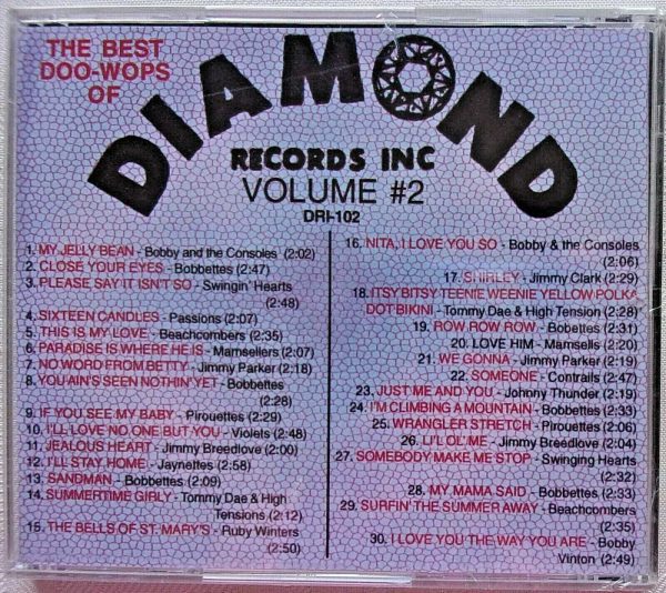 The Best Doo-Wops Of  DIAMOND RECORDS INC - CD - Volume 2 - BRAND NEW - Image 3