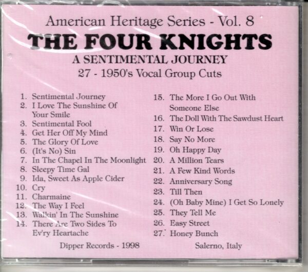 The Four Knights - A Sentimental Journey - CD - Image 3