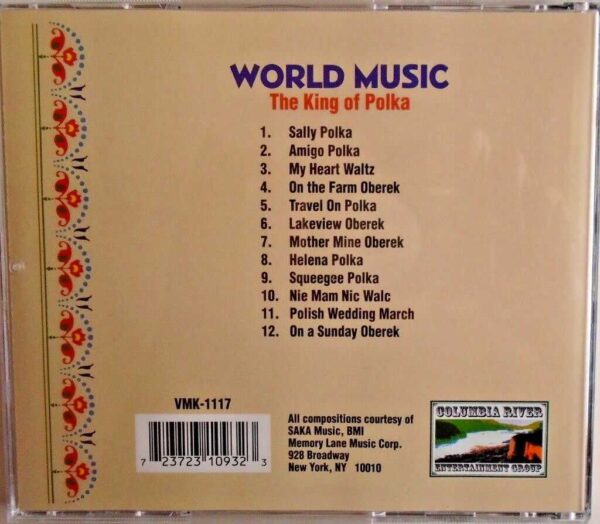 The KING OF POLKA - CD - World Music - LIKE NEW - Image 3