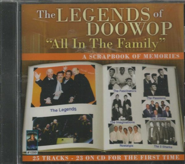 The LEGENDS of DOOWOP - CD - All In The Family - BRAND NEW