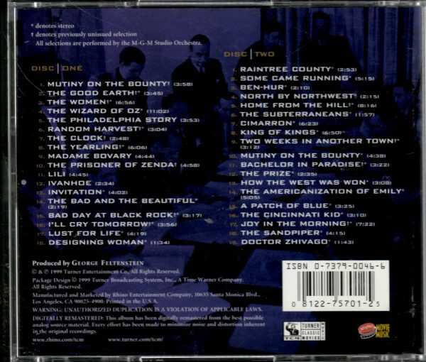 The Lion's Roar: Classic MGM Film Scores 1935-1965 by Various Artists - 2 CD's - Image 3