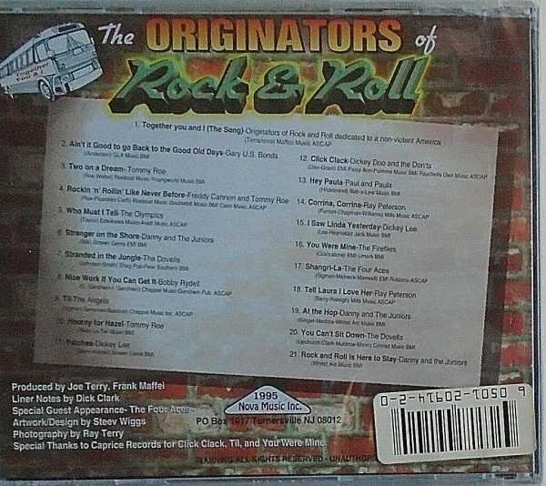 The ORIGINATORS Of ROCK & ROLL - CD - Together You And I  - BRAND NEW - Image 3