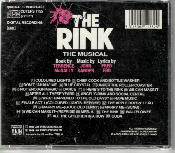 The Rink - Original London Cast - CD - Brand New - Image 3