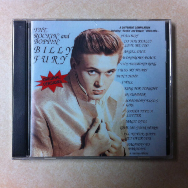The Rockin' and Boppin' Billy Fury CD   Brand New
