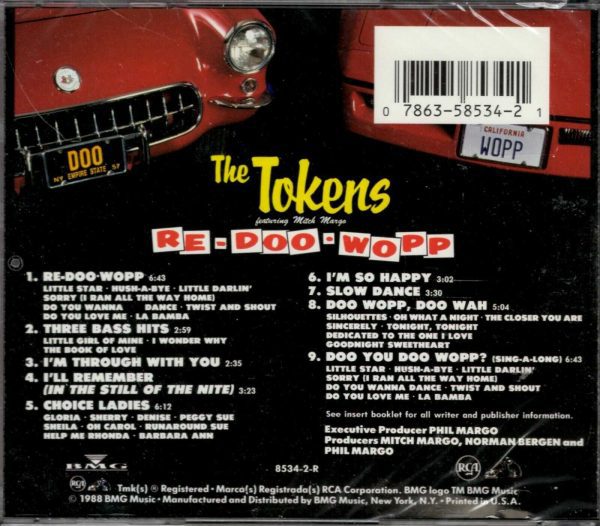 The Tokens - Re-Doo Wopp - CD - Brand New - Image 3