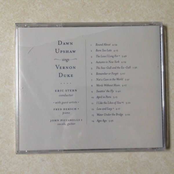 UPSHAW, DAWN - SINGS VERNON DUKE - BRAND NEW AUDIO CD - Image 3