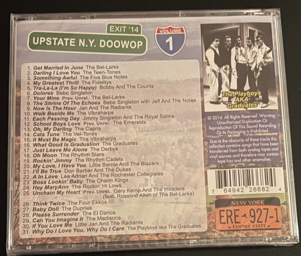 UPSTATE NEW YORK DOO WOP- VOL 1 - CD BRAND NEW - Image 3