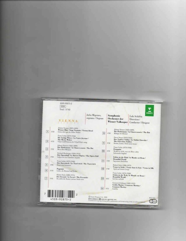 VIENNA - JULIA MIGENES & LALO SCHIFRIN-CD - Image 3