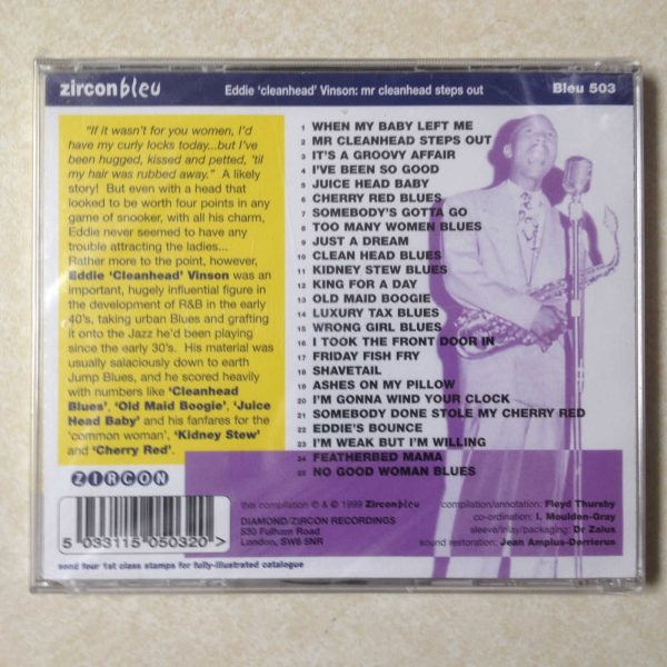 VINSON, EDDIE 'CLEANHEAD' - MR CLEANHEAD STEPS OUT - BRAND NEW CD - Image 3