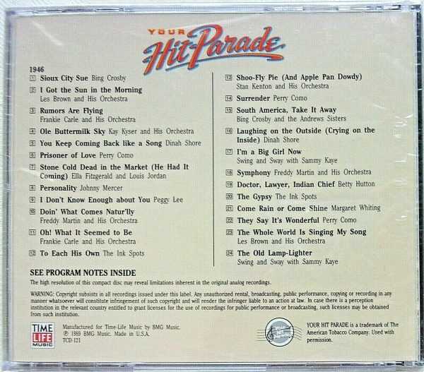 YOUR HIT PARADE 1946 - CD - Brand New - Image 3